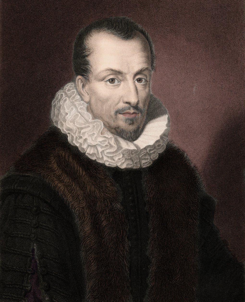 Portrait of Jacques Auguste by Thou (1553-1617), French historian, book collector and president of the Parlement de Paris by Anonymous Anonymous