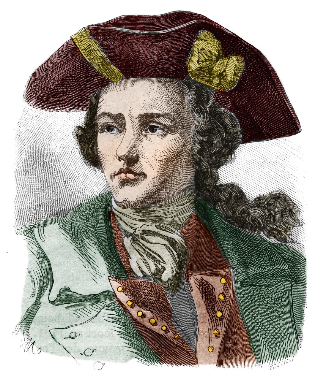 Portrait of Jacques Cassard, French Sailor by Anonymous Anonymous