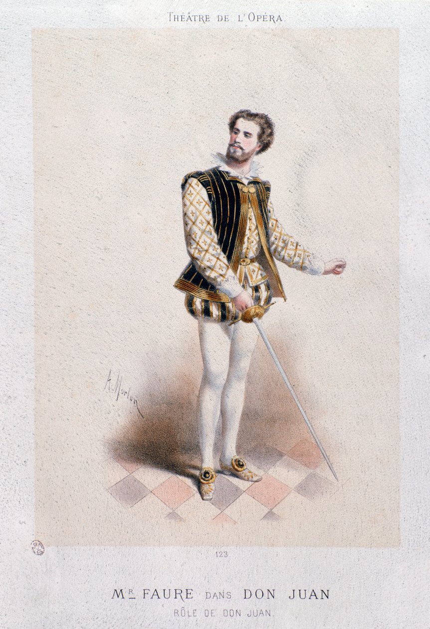 Portrait of Jean Baptiste Faure as Don Giovanni (1866) by Anonymous Anonymous