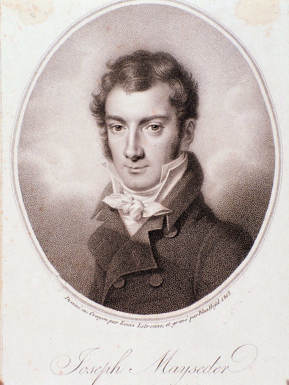 Portrait of Joseph Mayseder by Anonymous Anonymous