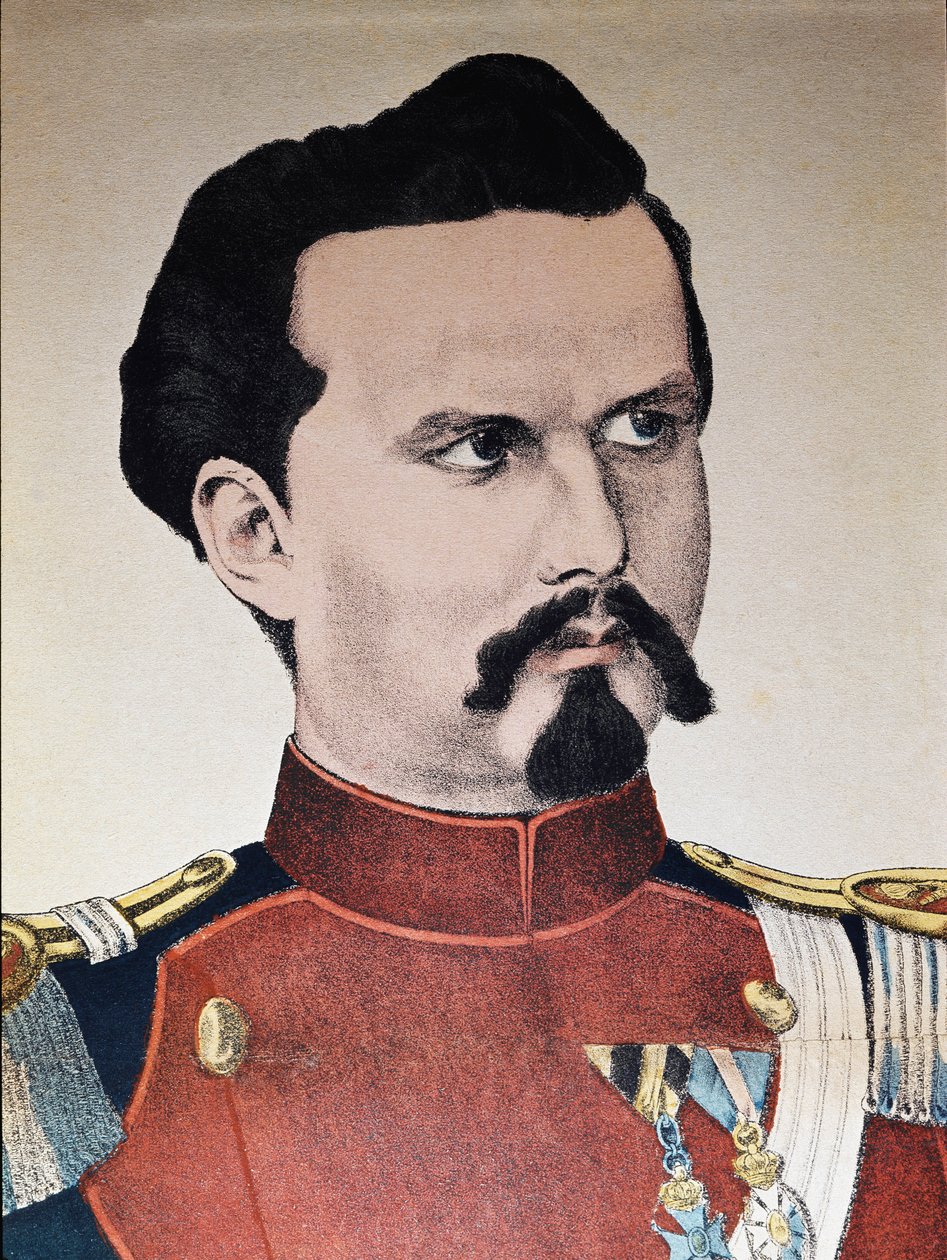 Portrait of Ludwig II of Bavaria by Anonymous Anonymous