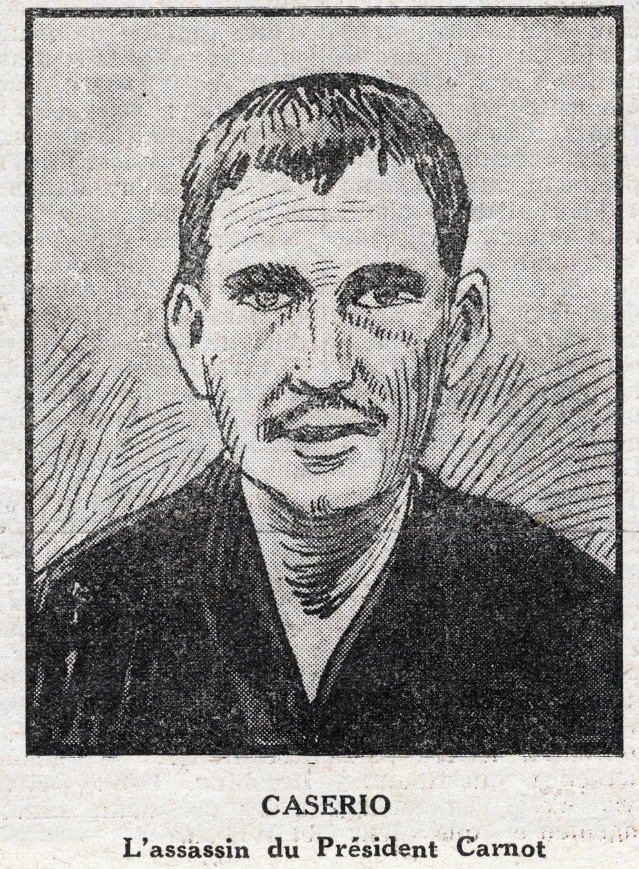 Portrait of Sante Geronimo Caserio by Anonymous Anonymous