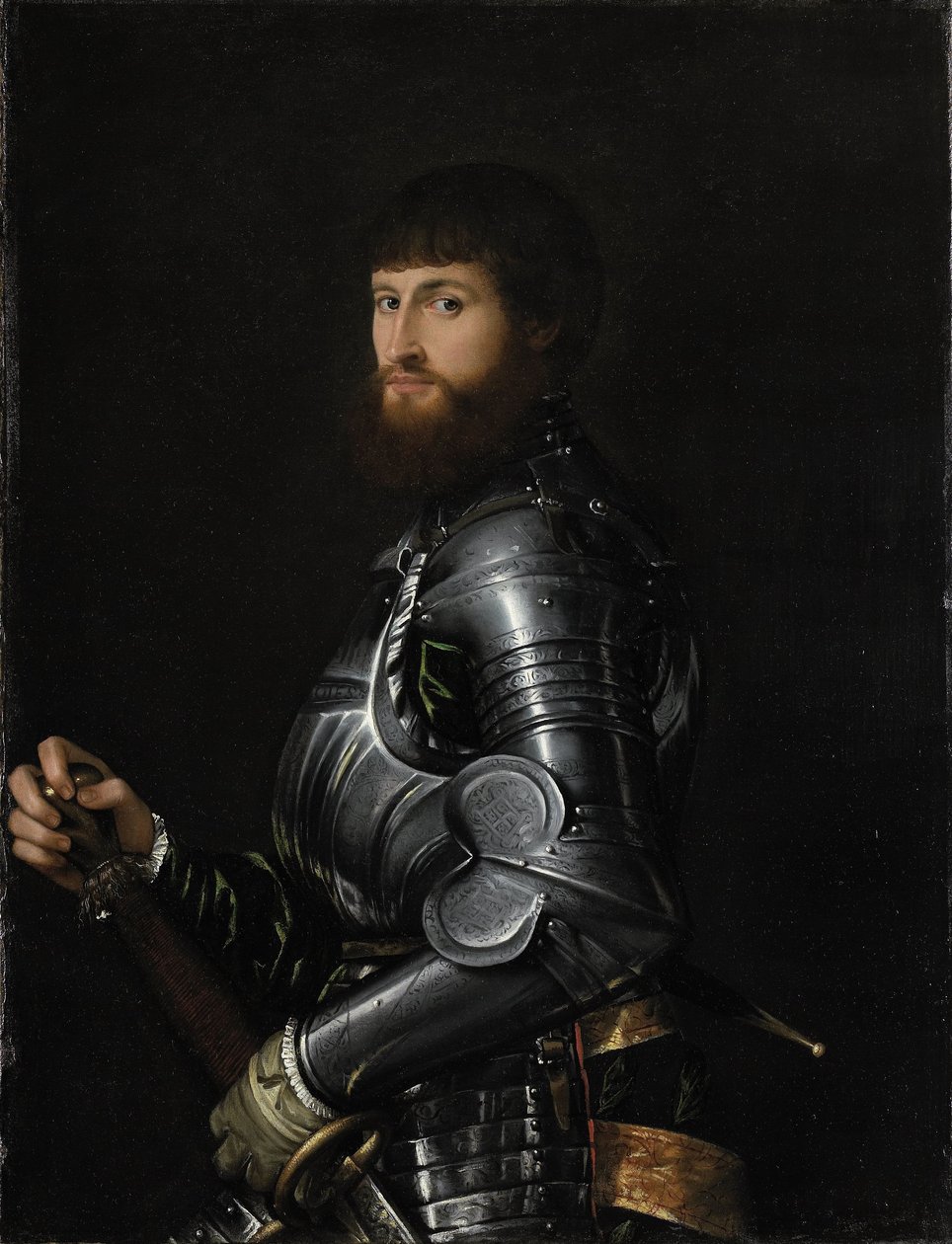 Portrait of a Nobleman in Armor by Anonymous Anonymous
