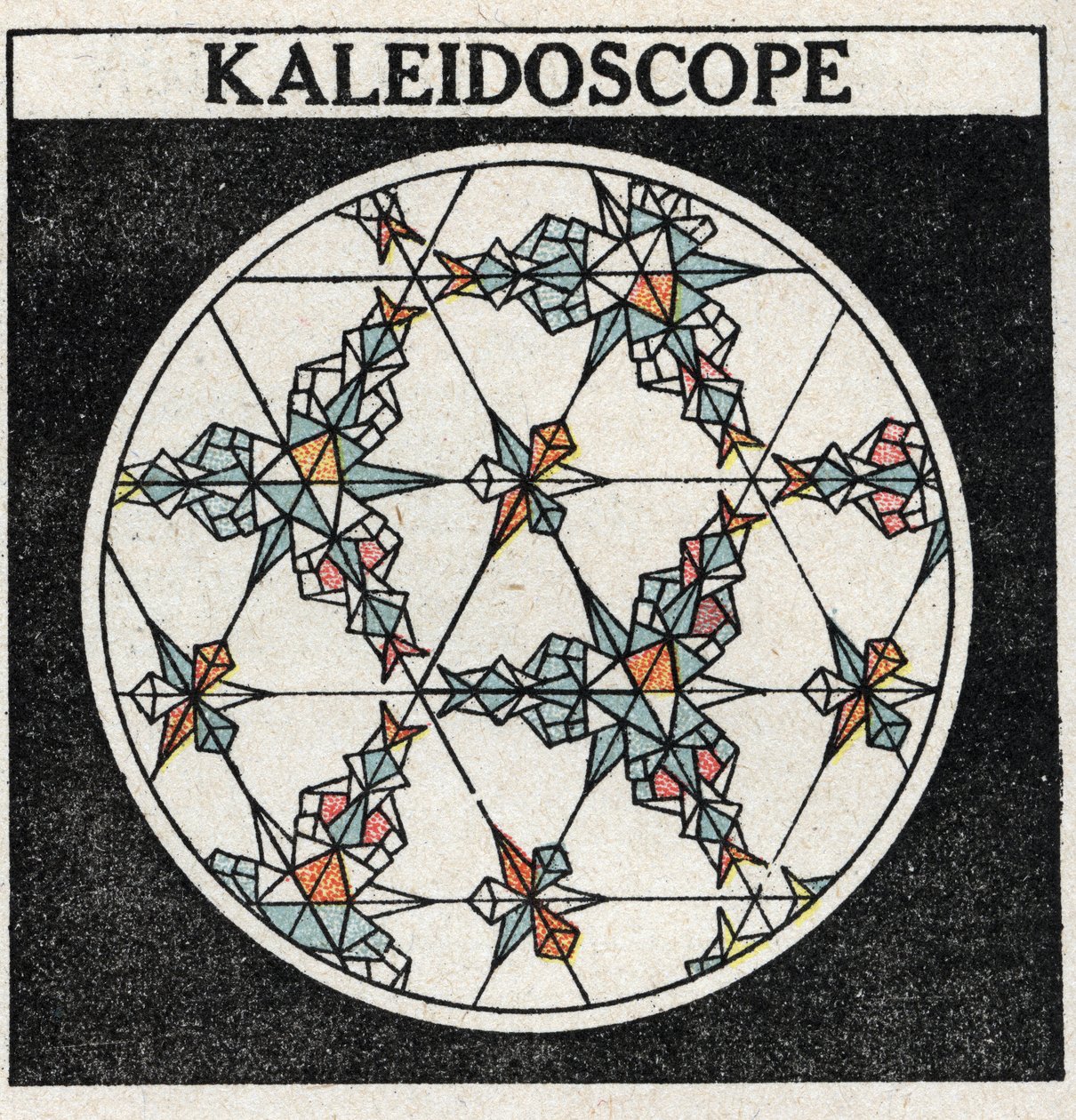 Reflection of Light: A Kaleidoscope. Anonymous Illustration from 1925. Private Collection by Anonymous Anonymous