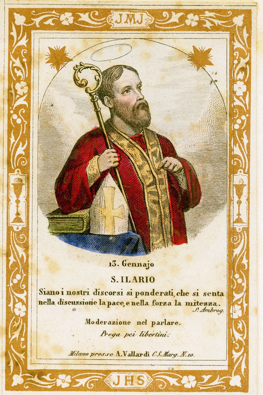 Saint Hilary of Poitiers by Anonymous Anonymous