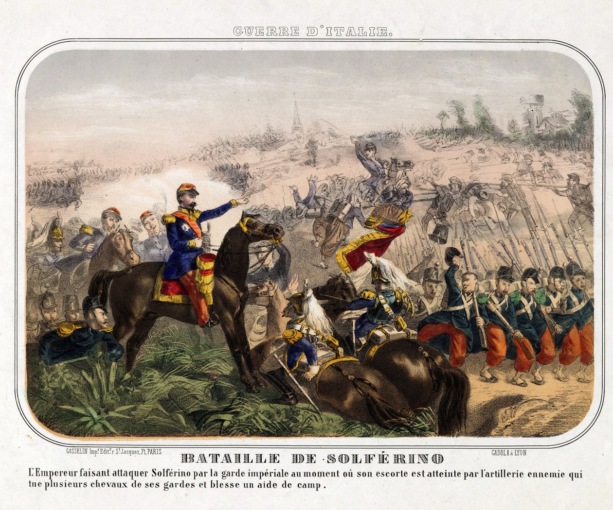 The Battle of Solferino (24 June 1859) by Anonymous Anonymous