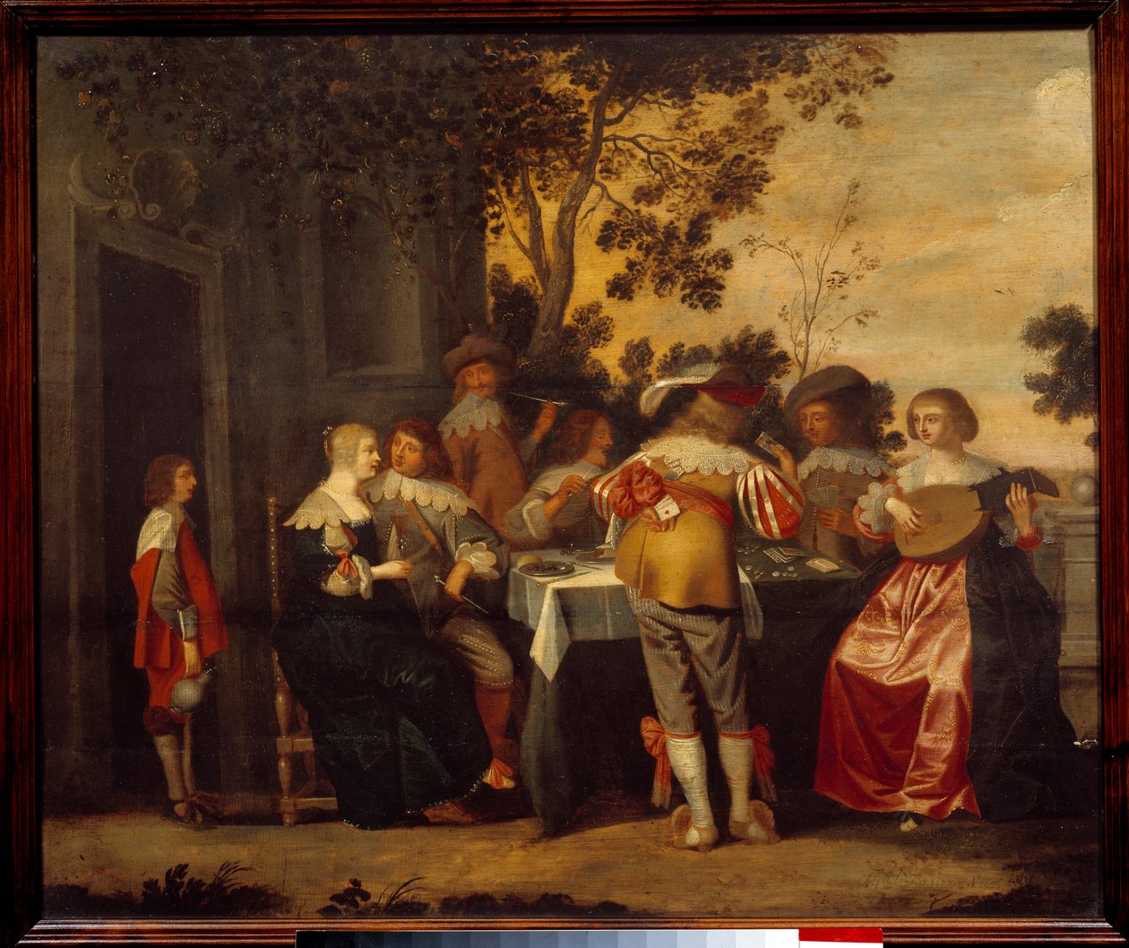 The Gallant Scene Card Game by Anonymous Anonymous