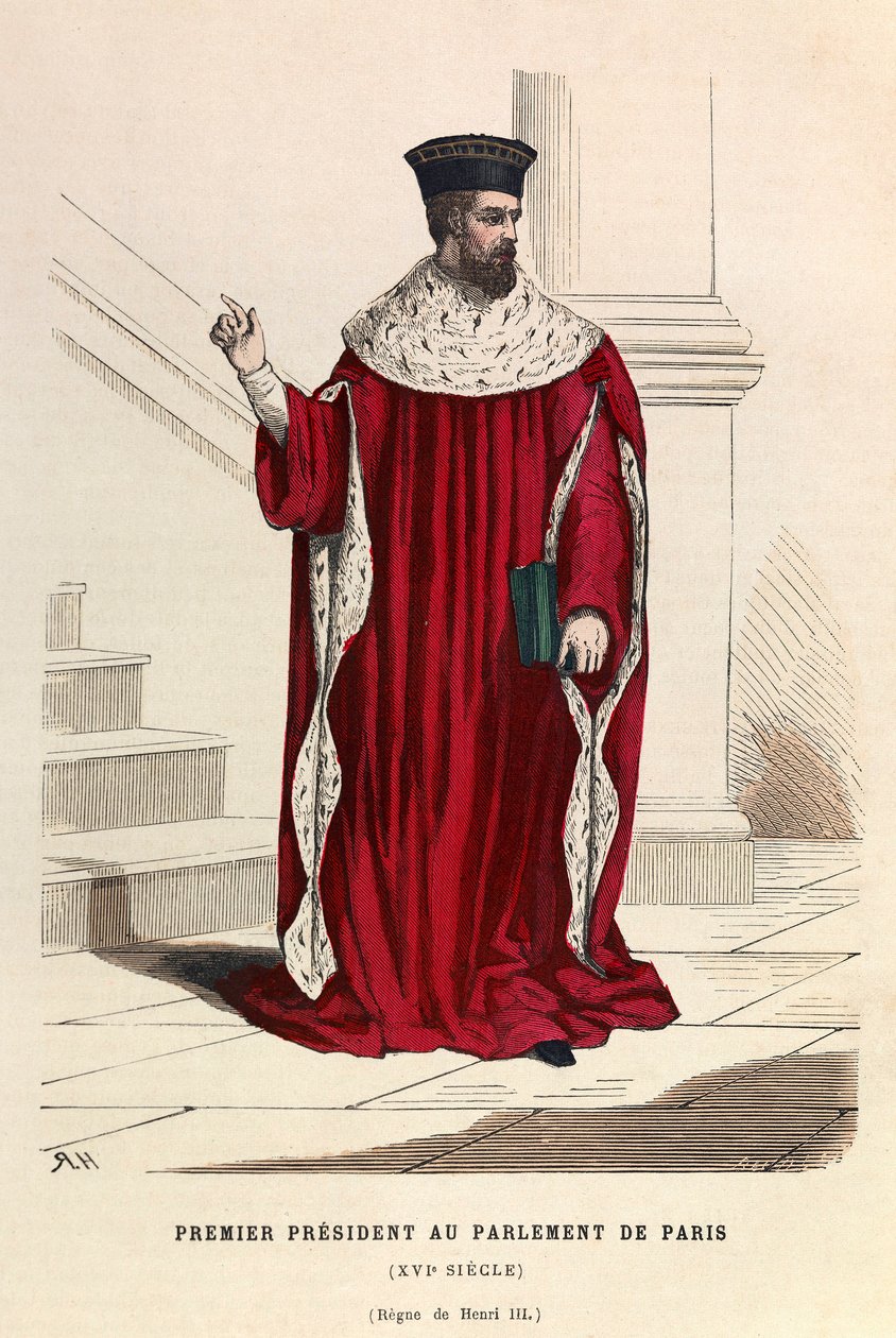 First President of the Parliament of Paris in the 16th century by Anonymous Anonymous