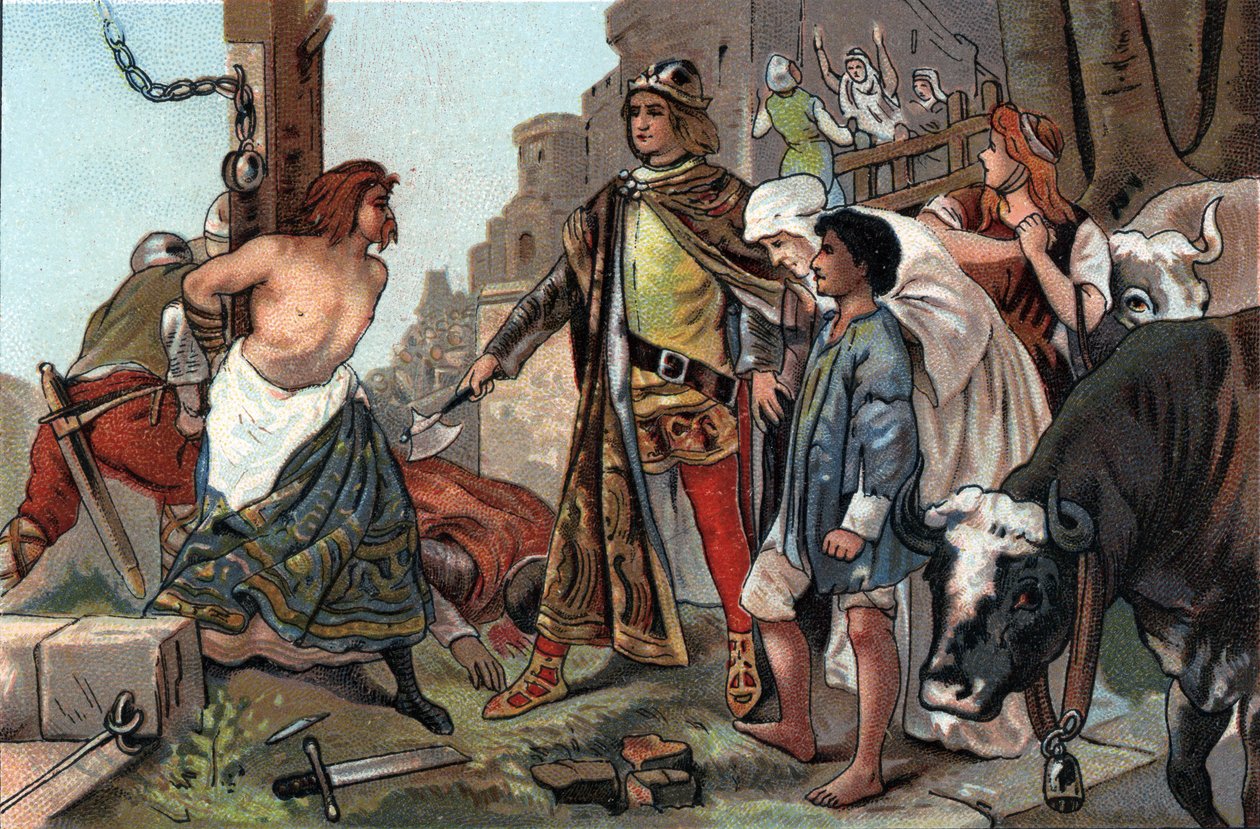 The Justice of Baudouin VII (1092-1119), Count of Flanders Said to the Axe by Anonymous Anonymous