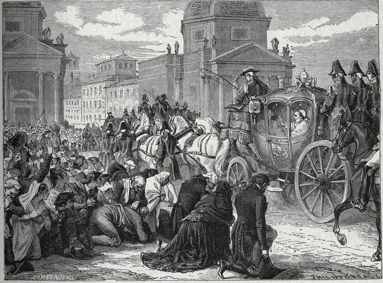 The Triumphant Entry of Pope Pius VII in Rome, 24 May 1814 by Anonymous Anonymous