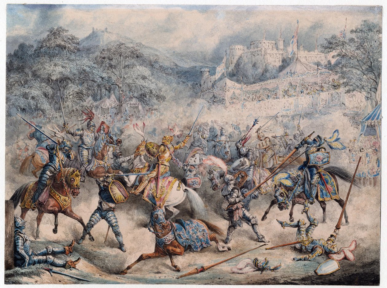 Tournament of Mounted Knights by Anonymous Anonymous