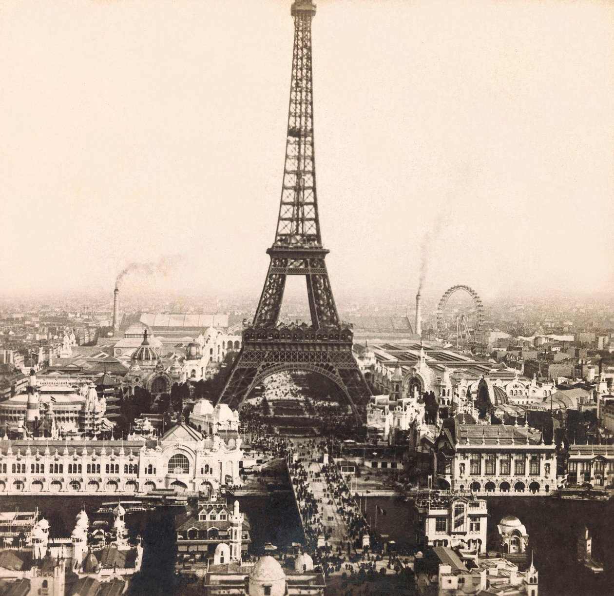 Universal Exposition of 1900 in Paris: Panoramic view of the Champs de Mars - private collection by Anonymous Anonymous