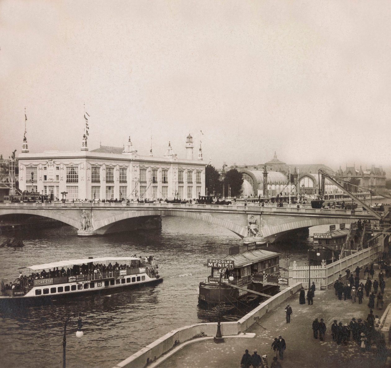 Universal Exposition of 1900 in Paris: The Palais des Congres by Anonymous Anonymous