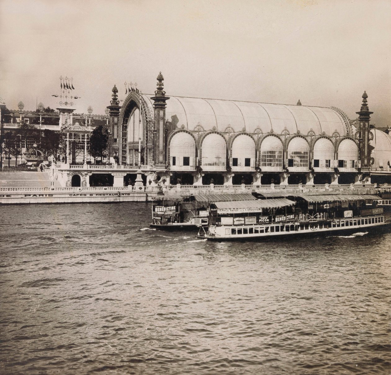 Universal Exposition of 1900 in Paris: The Greenhouses by Anonymous Anonymous