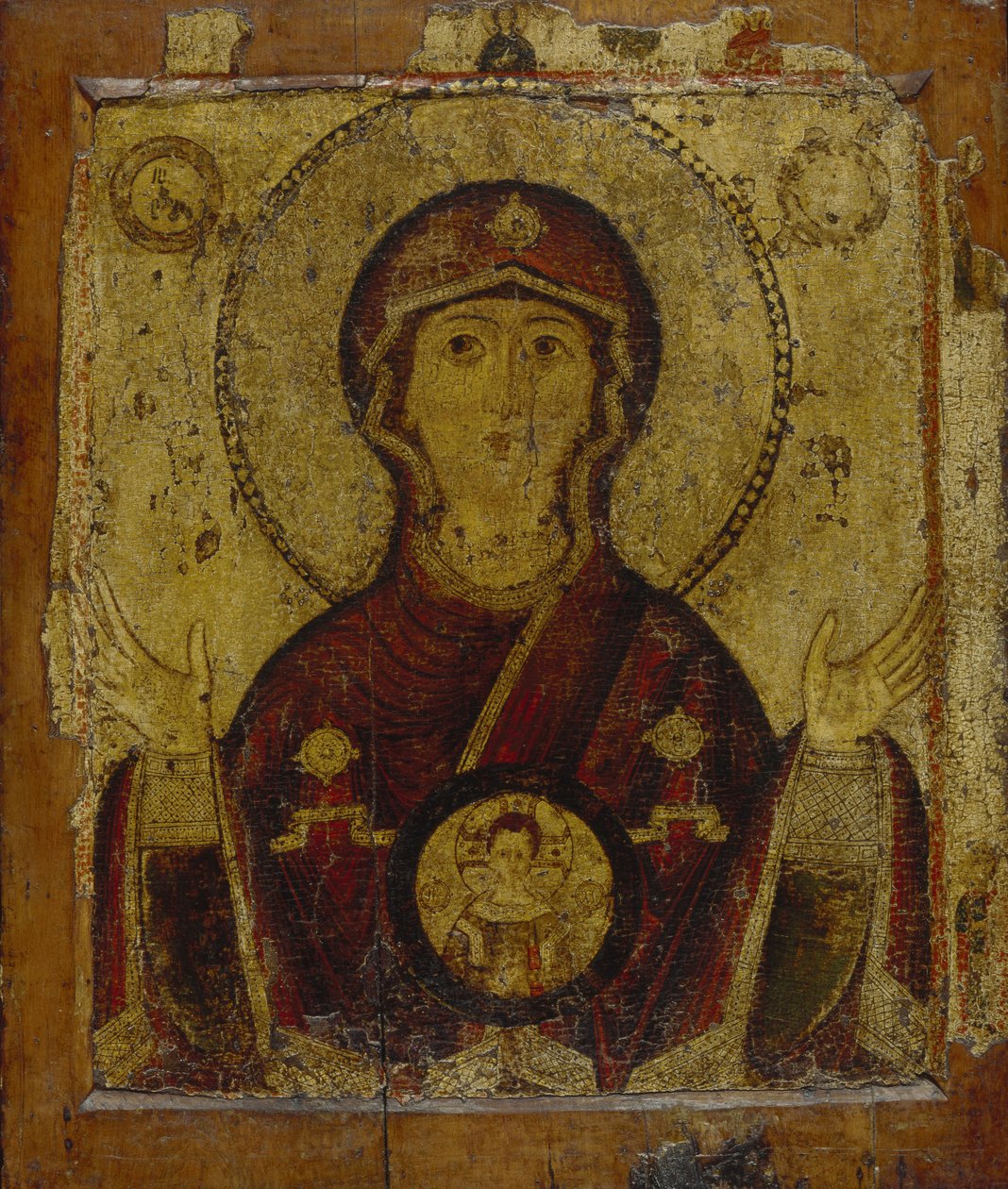 Our Lady of the Sign, Early 13th century by Anonymous Russian icon painter