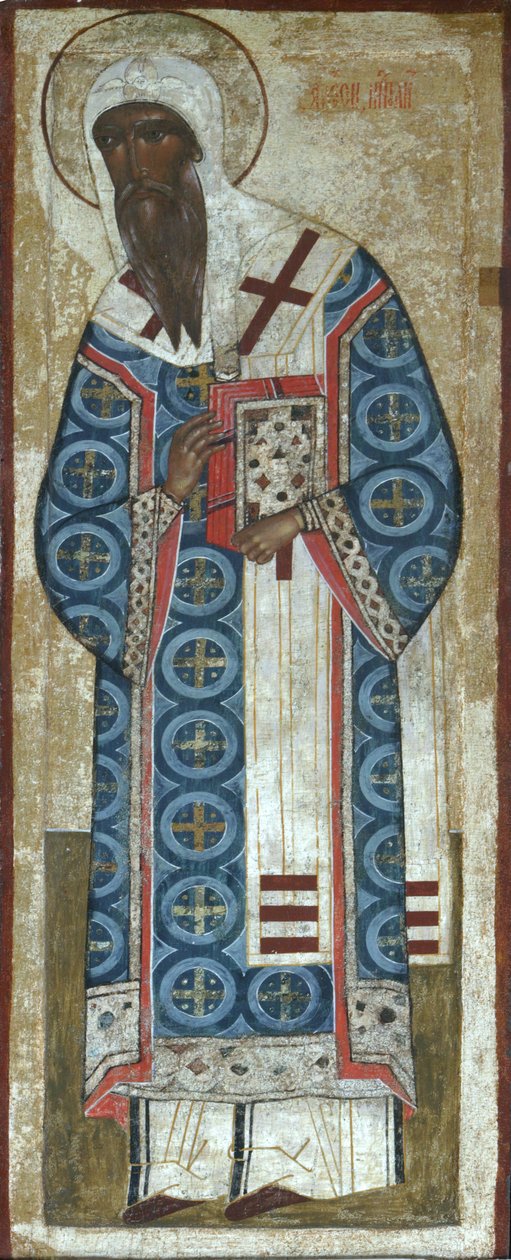 Saint Metropolitan Alexei of Moscow by Anonymous Russian icon painter