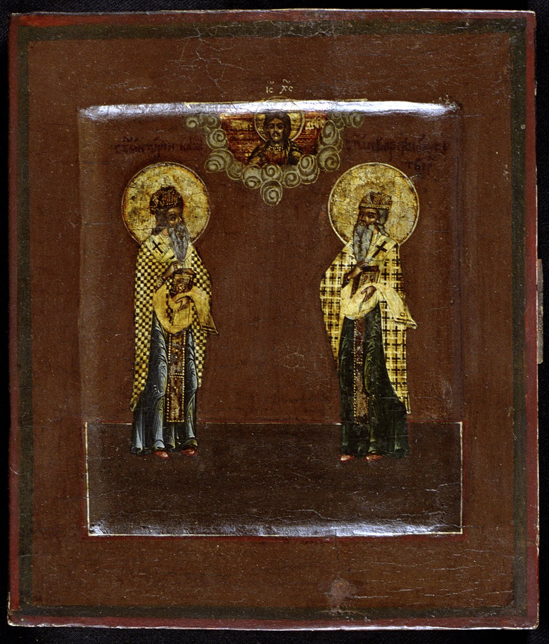 Saints Gurias of Kazan and Varsonofius of Tver, 17th century by Anonymous Russian icon painter