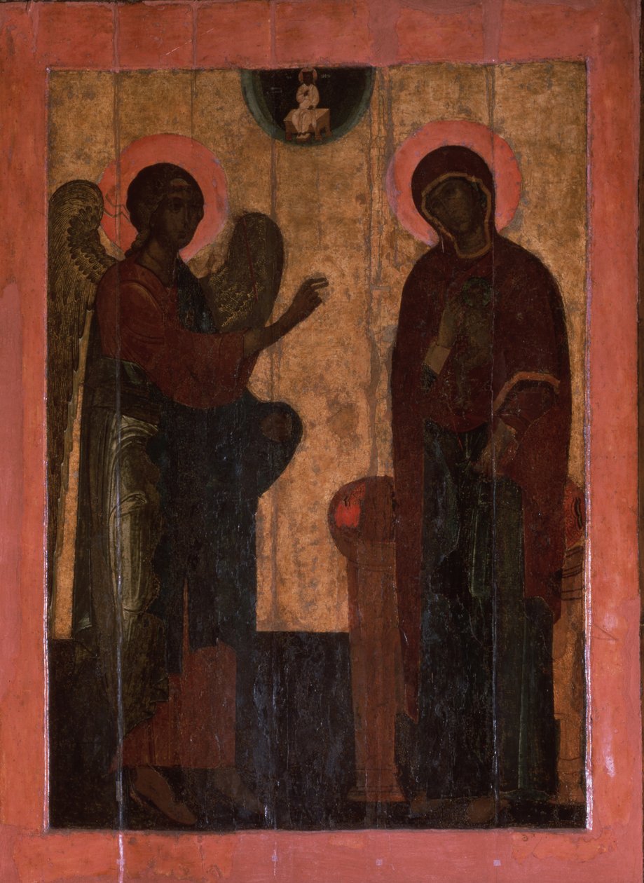 The Annunciation of Ustyug, second half of the 16th century by Anonymous Russian icon painter