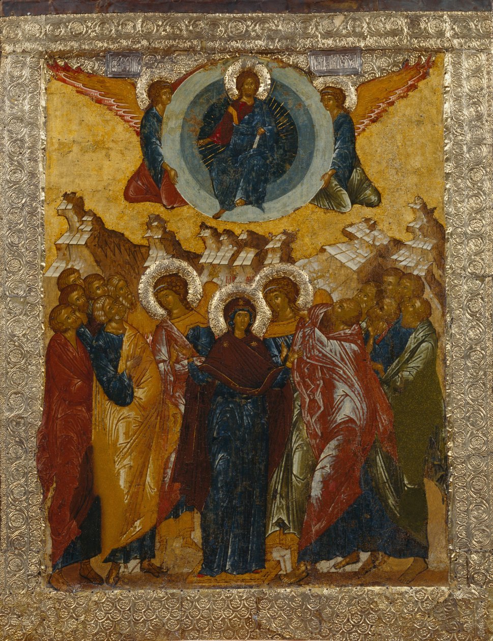 The Ascension of Christ, 1497 by Anonymous Russian icon painter