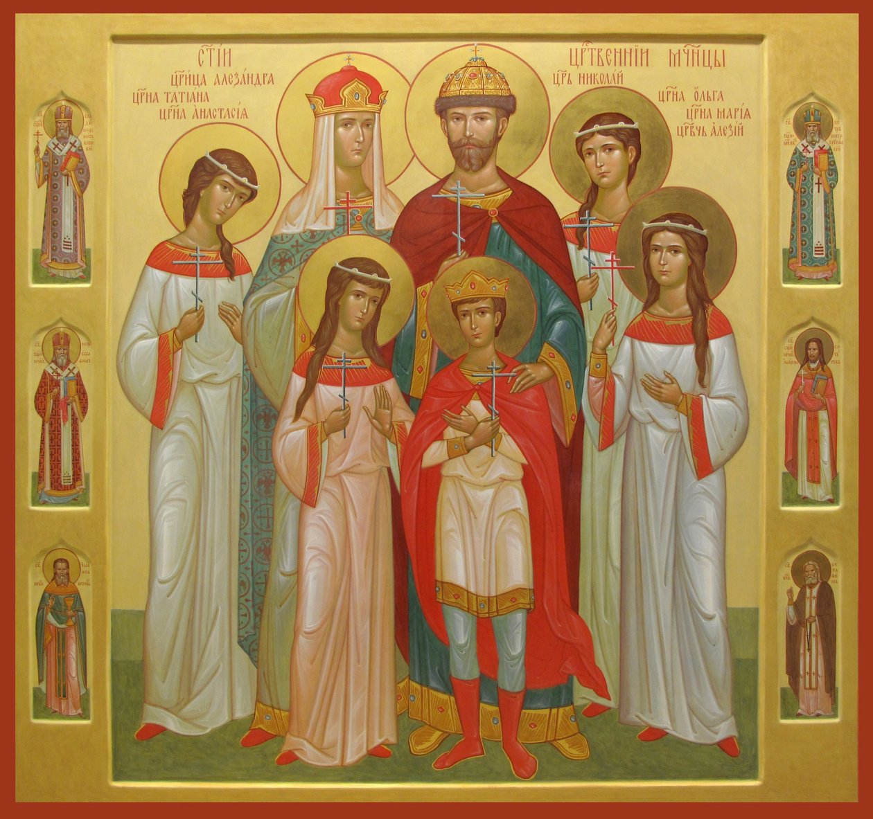 The Killed Family of Tsar Nicholas II by Anonymous Russian icon painter