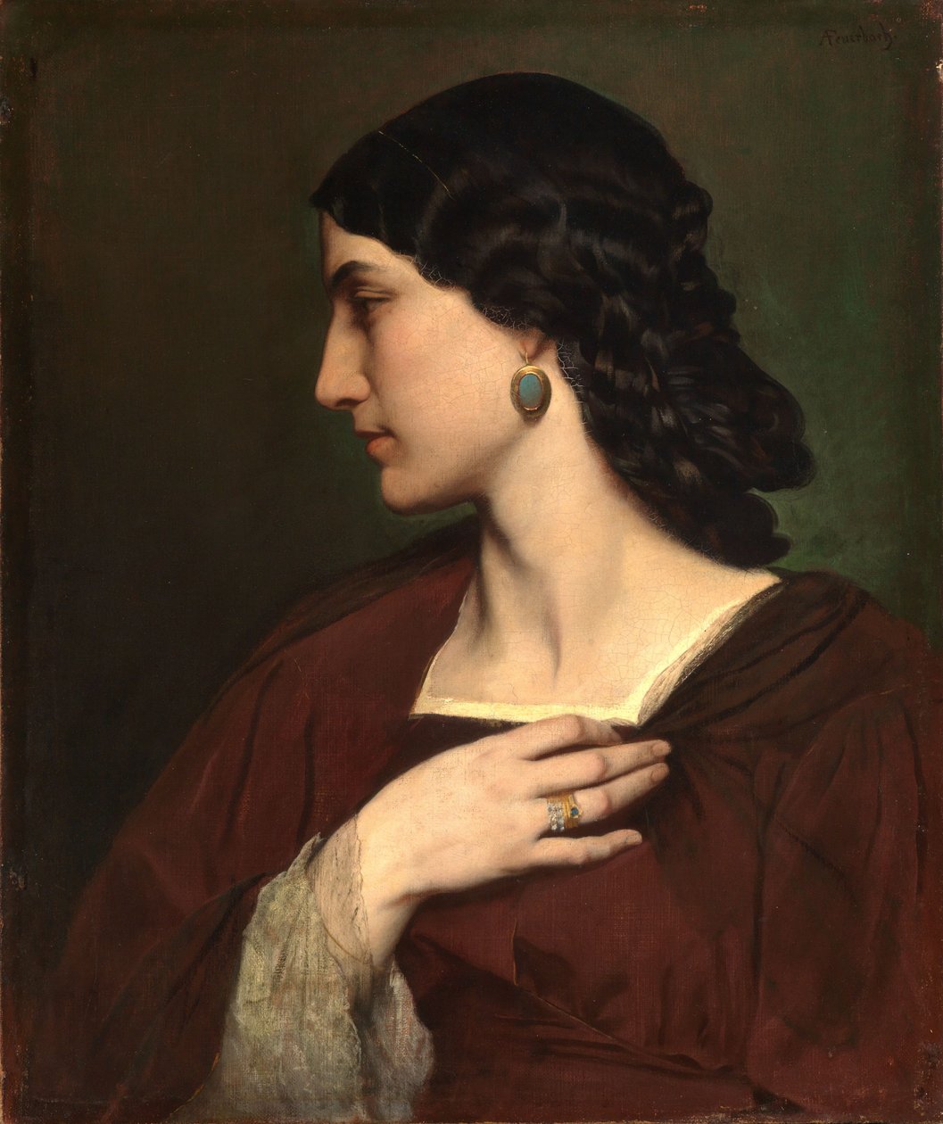 Portrait of Nanna Risi by Anselm Feuerbach