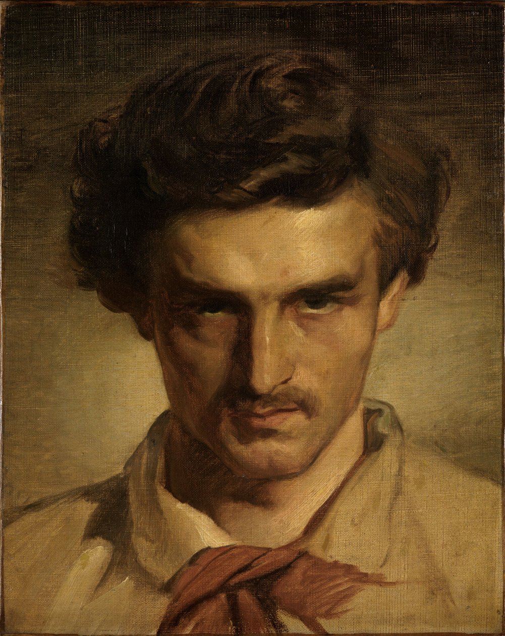 Youthful Self-Portrait by Anselm Feuerbach