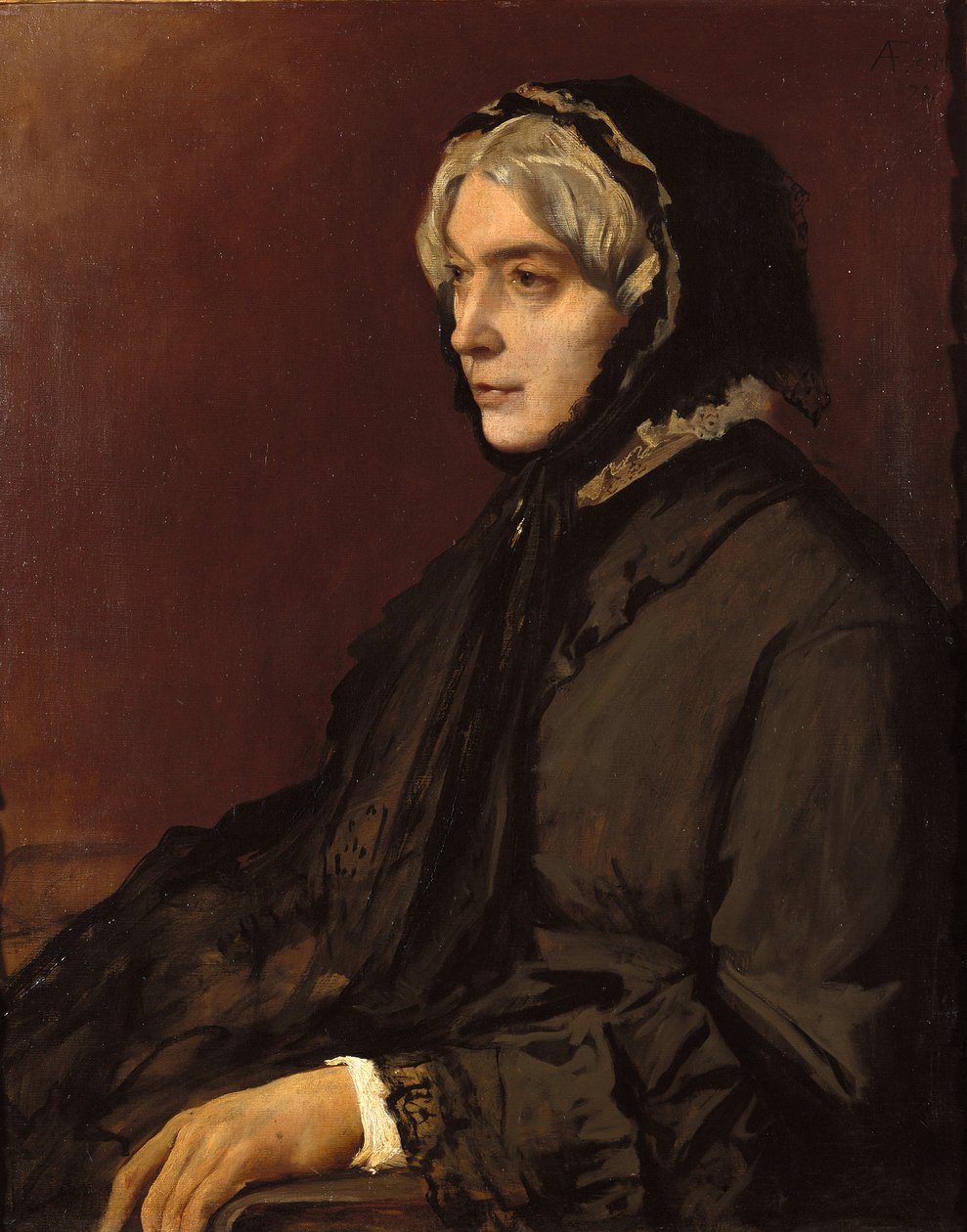 Stepmother Henriette Feuerbach by Anselm Feuerbach