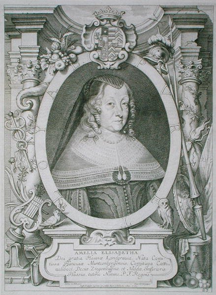 Amalie Elisabeth of Hanau-Muntzenberg (1602-51) from 