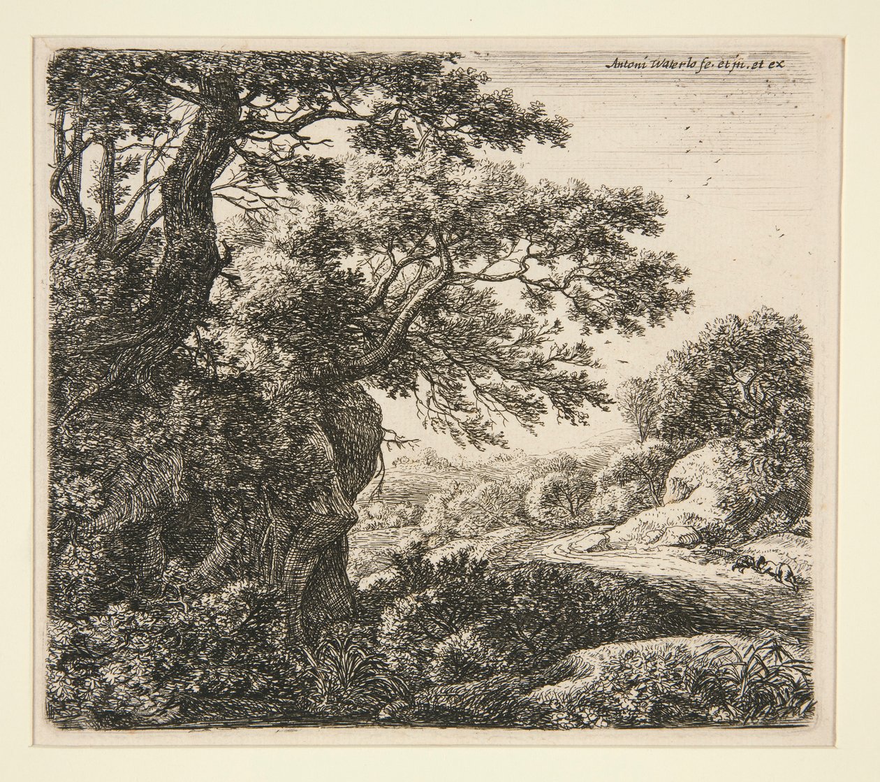 The Sleeper by the Roadside by Anthonie Waterloo