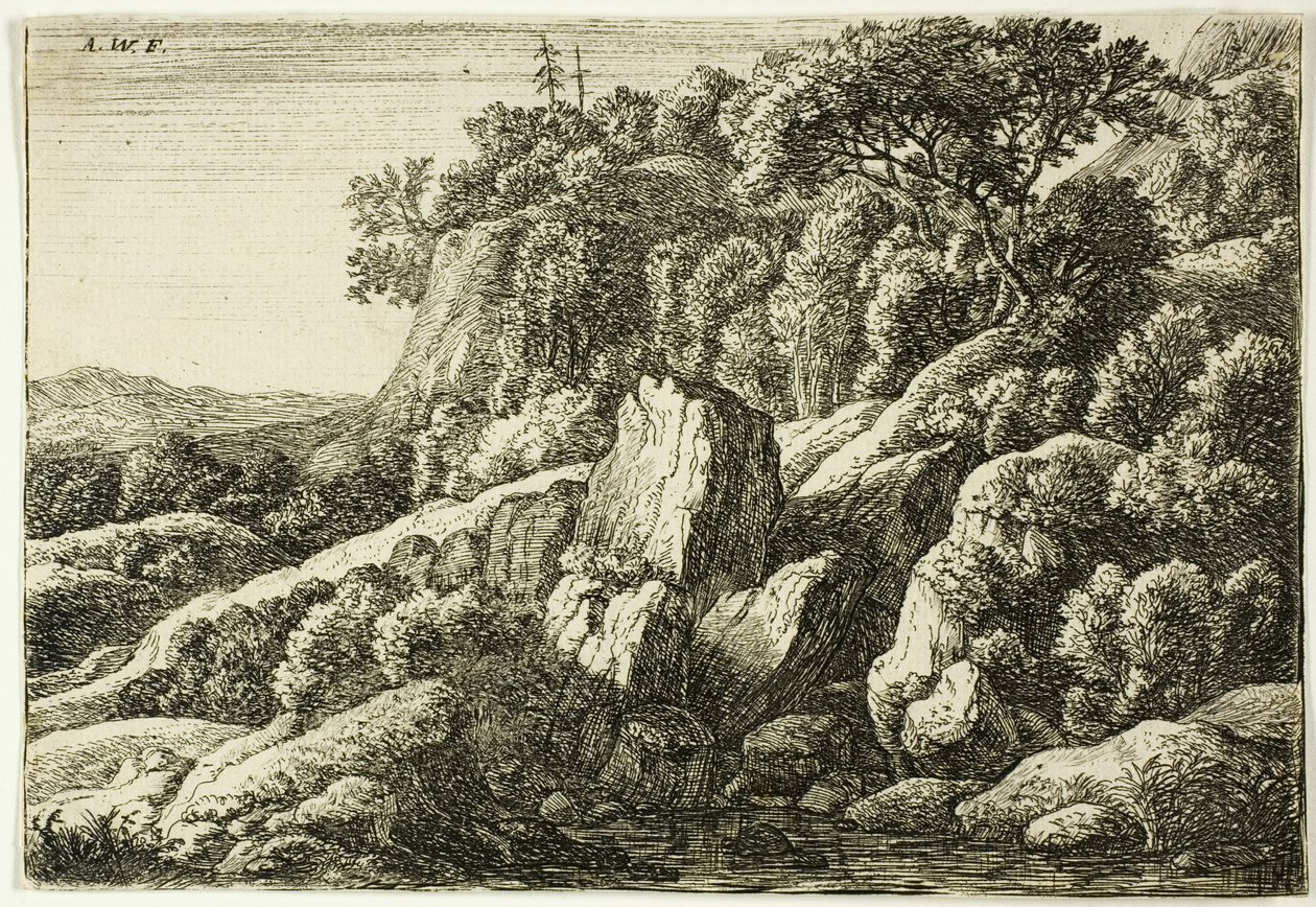 Rocky Landscape by Anthonie Waterloo