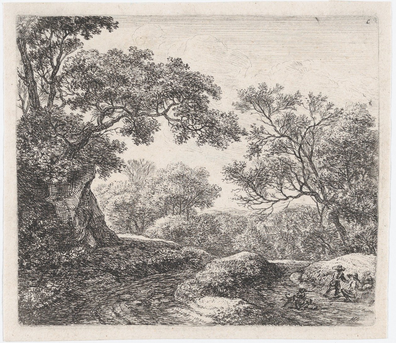 Three Boys and Their Dogs by Anthonie Waterloo