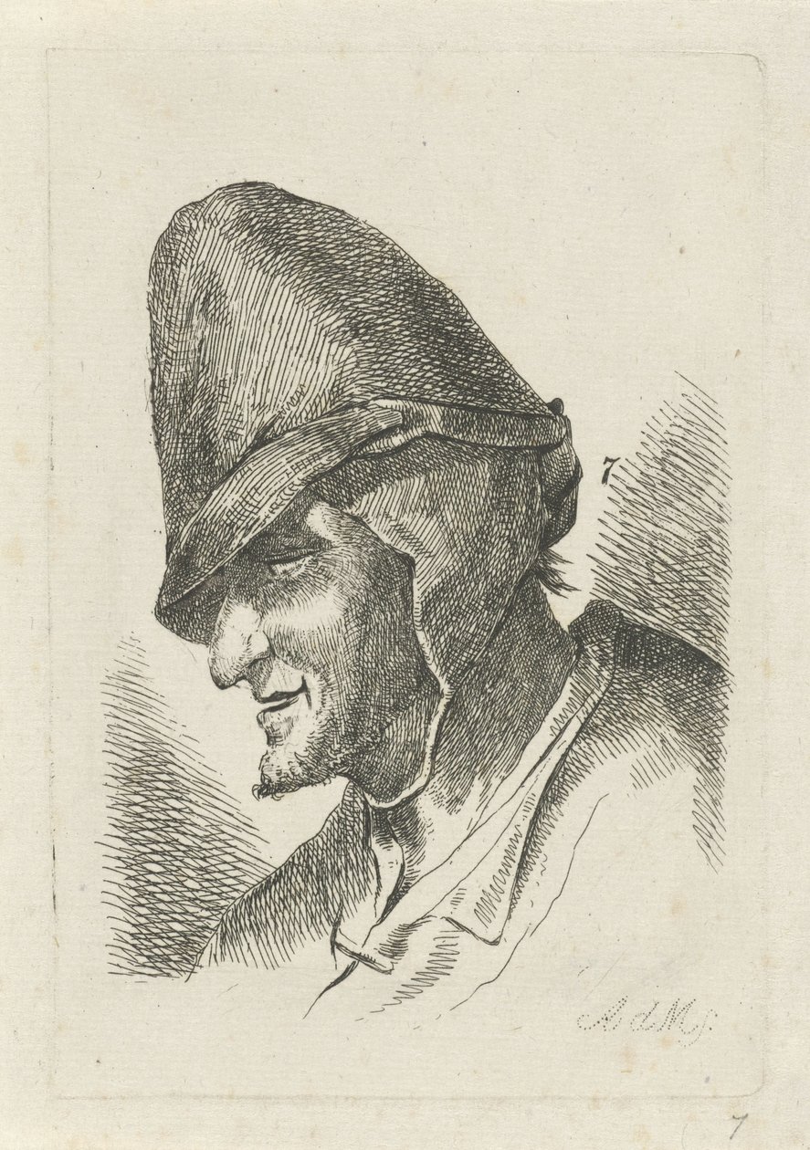 Man with High Hat by Anthonie Willem Hendrik Nolthenius de Man