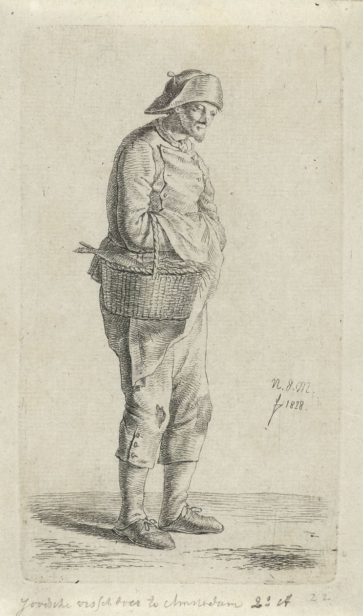 Fish Seller by Anthonie Willem Hendrik Nolthenius de Man