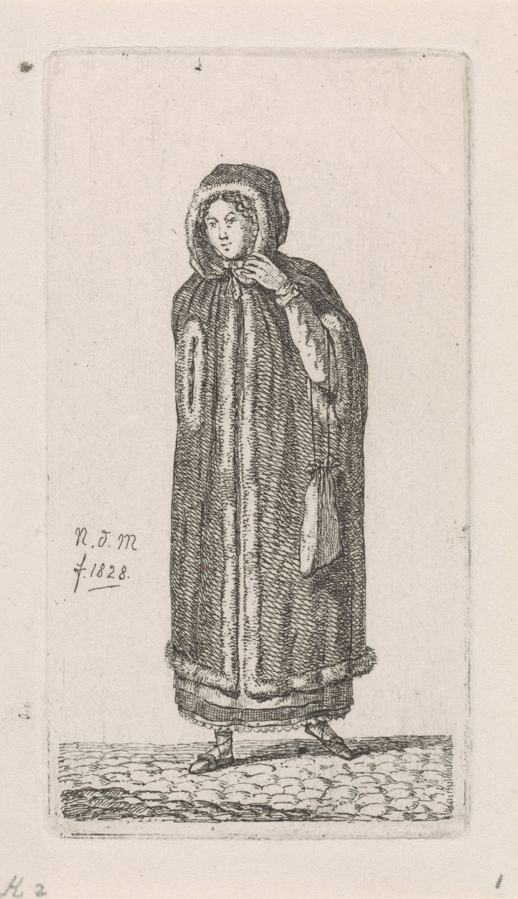 Woman with Cloak (12 Study Figures) by Anthonie Willem Hendrik Nolthenius de Man