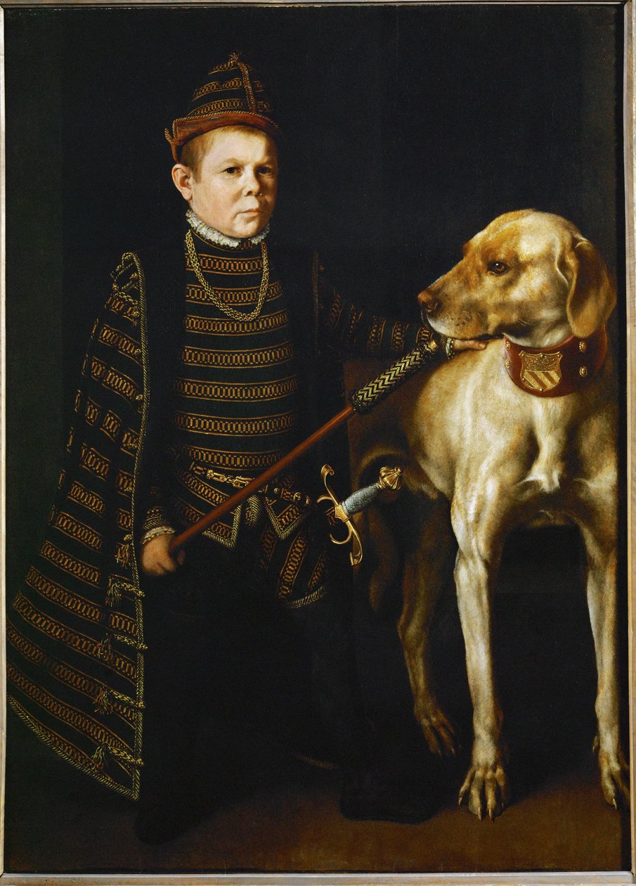 The Dwarf of Cardinal Granvella by Anthonis van Dashorst (c.1519-1576/77) Mor