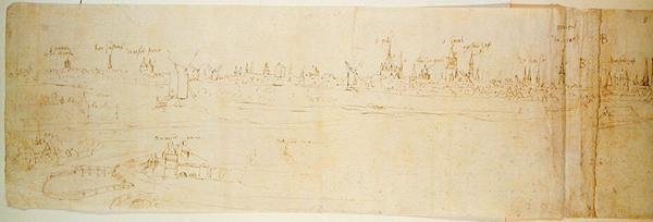 Bruges by Anthonis van den Wyngaerde