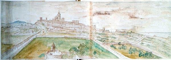 View of Tarragona by Anthonis van den Wyngaerde