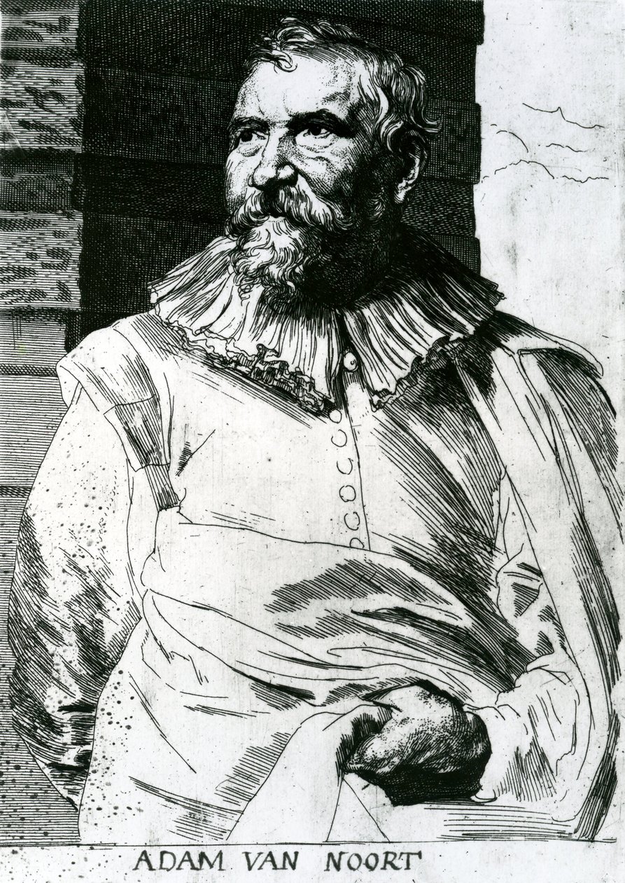 Adam Van Noort by Anthony van Dyck