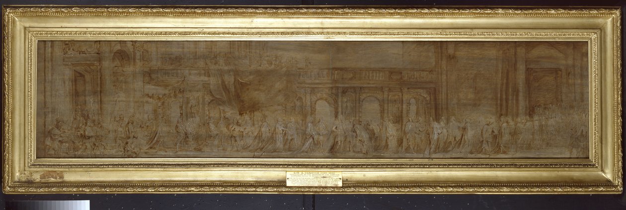 Charles I and the Knights of the Garter in Procession, 1638 by Anthony van Dyck