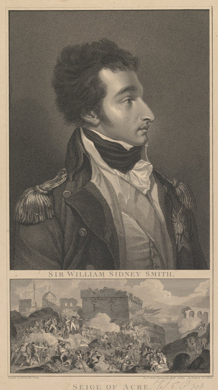 Admiral William Sidney Smith and The Seige of Acre by Anthony Cardon