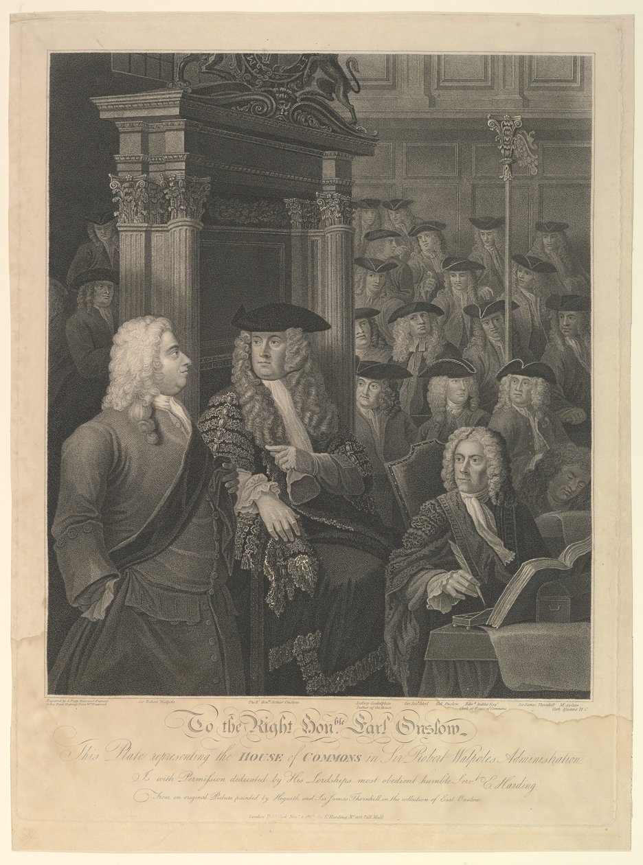 House of Commons - Sir Robert Walpole