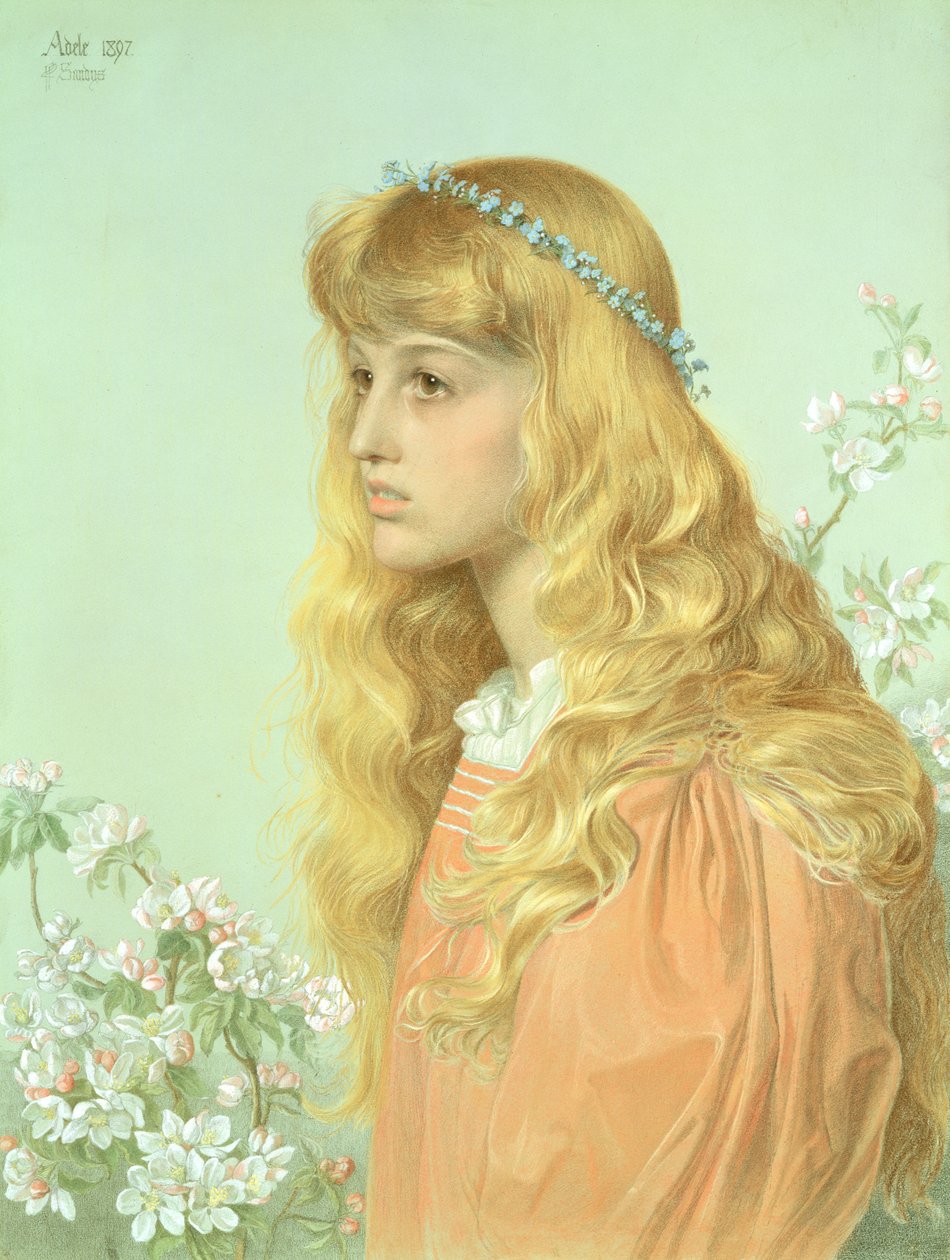 Portrait of Miss Adele Donaldson by Anthony Frederick Augustus Sandys