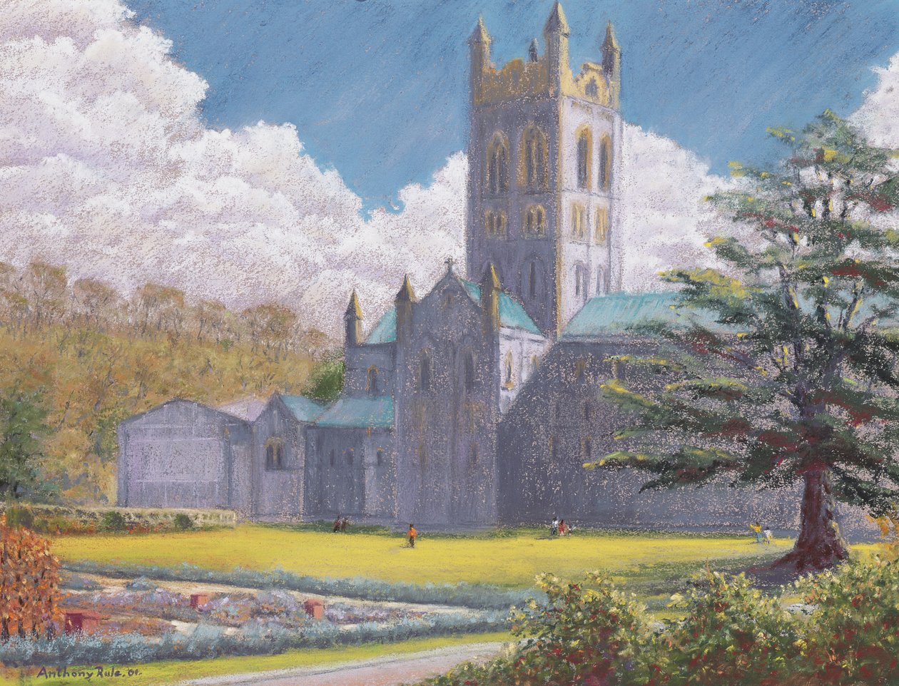 Early Spring, Buckfast Abbey by Anthony Rule