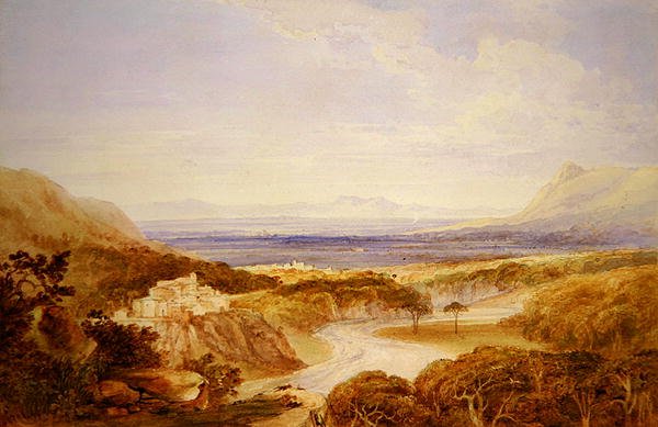 River View by Anthony Vandyke Copley Fielding