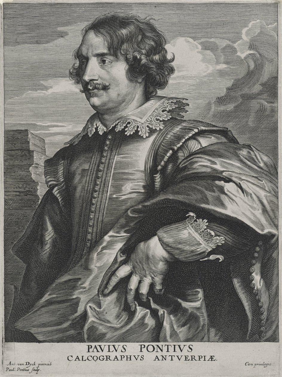 Paulus Pontius by Anthony van (after) Dyck