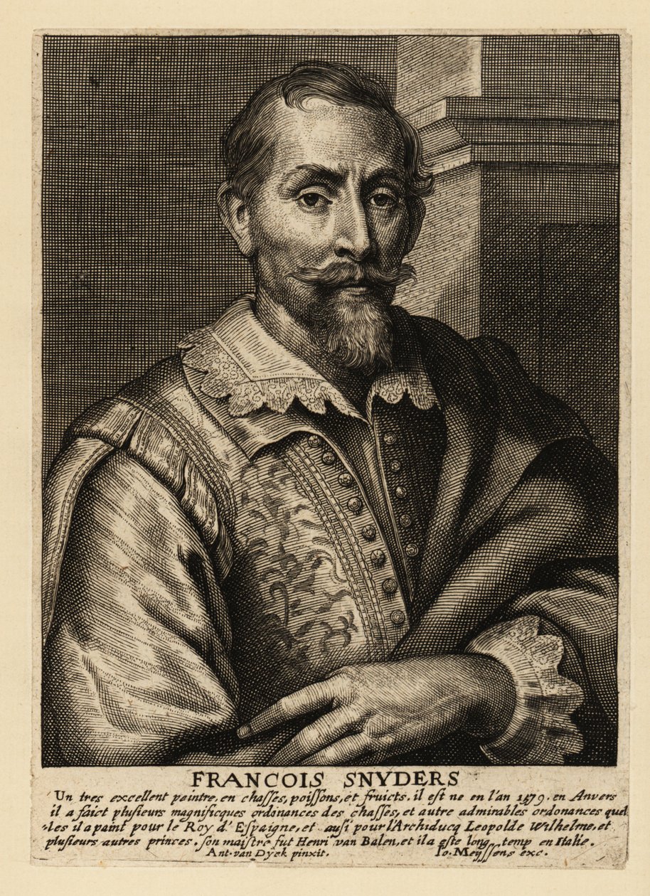 Portrait of Frans Snyders by Anthony van (after) Dyck