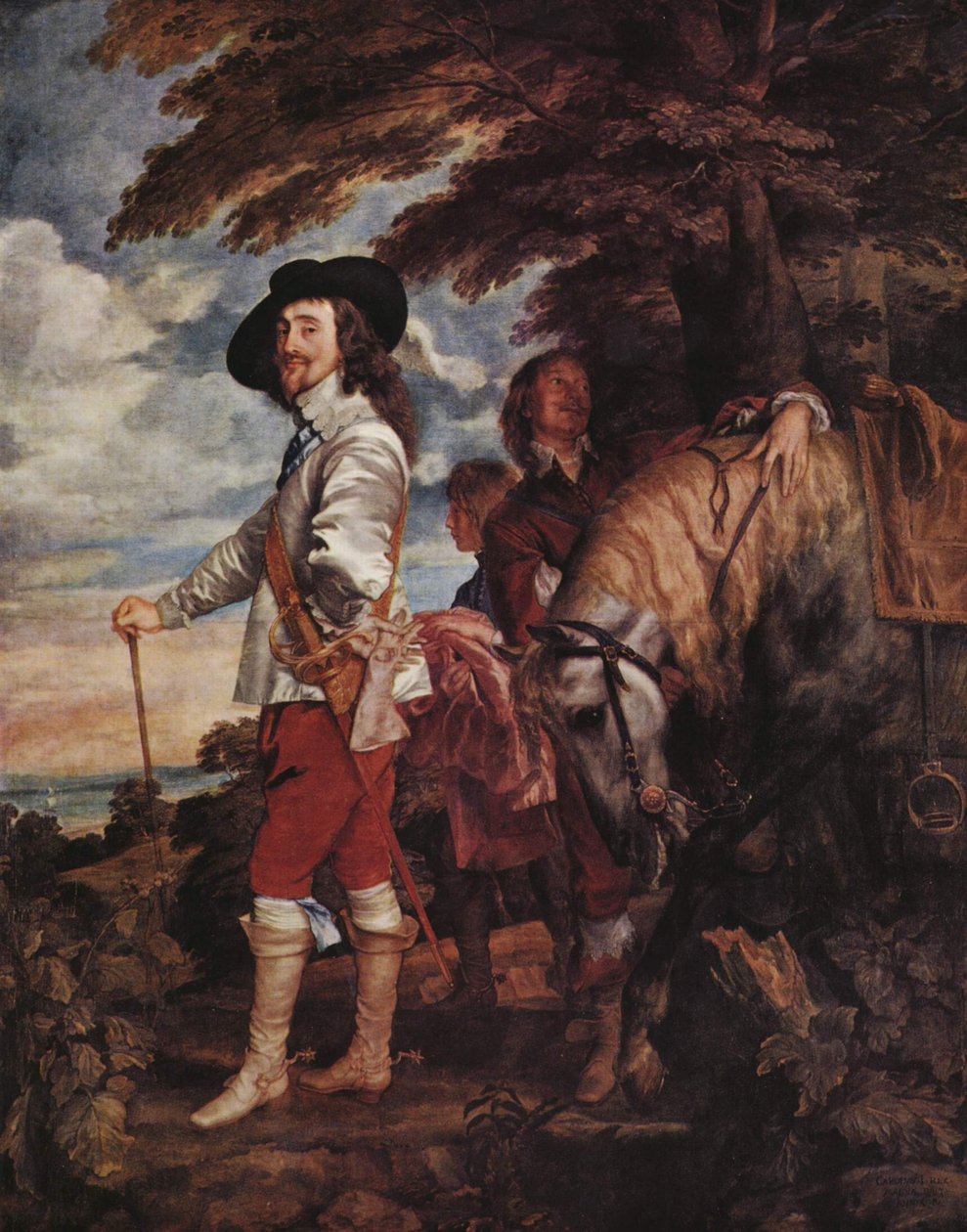 Charles I at the Hunt by Anthony van Dyck
