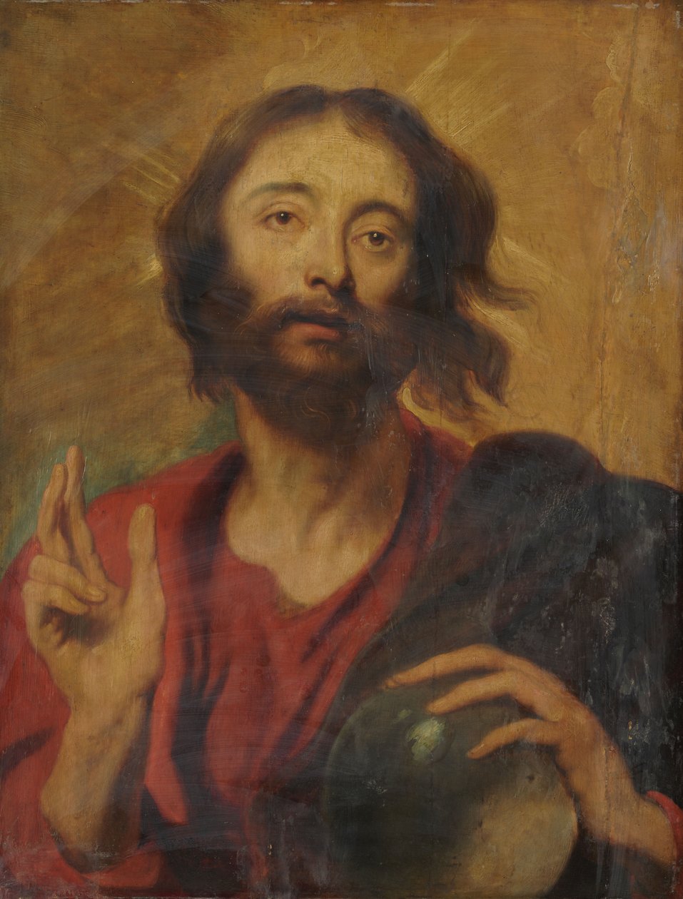Christ as Saviour of the World by Anthony van Dyck