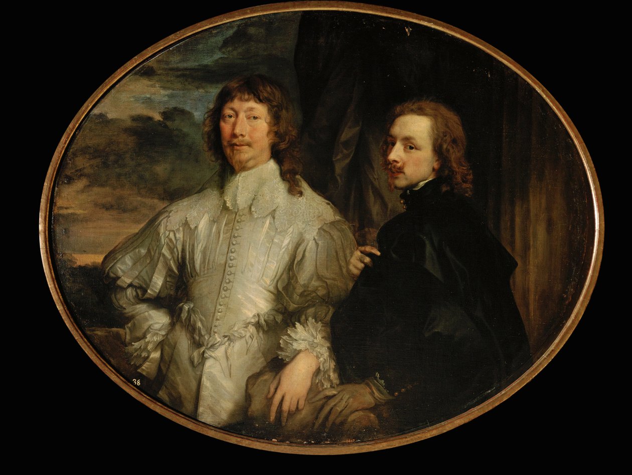 Double Portrait Sir Endymion Porter and Anthonis van Dyck by Anthony van Dyck