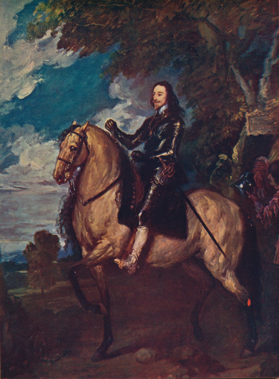 Equestrian Portrait of Charles I, c1637, c1915 by Anthony van Dyck